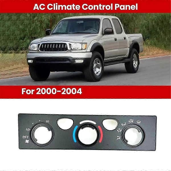 55519-35340 Bil AC Klimakontrol Panel Frontplade Dækbeklædning til SR5 2000-2004 sort black