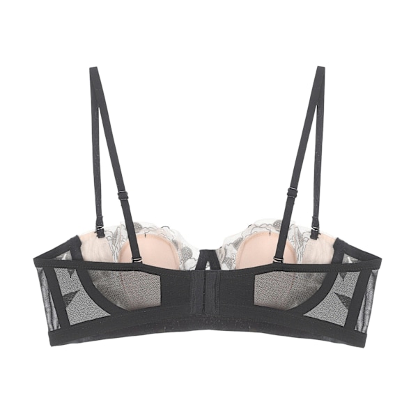 Pitsinen bralette-setti irrotettavilla olkaimilla 12 Svart Sort