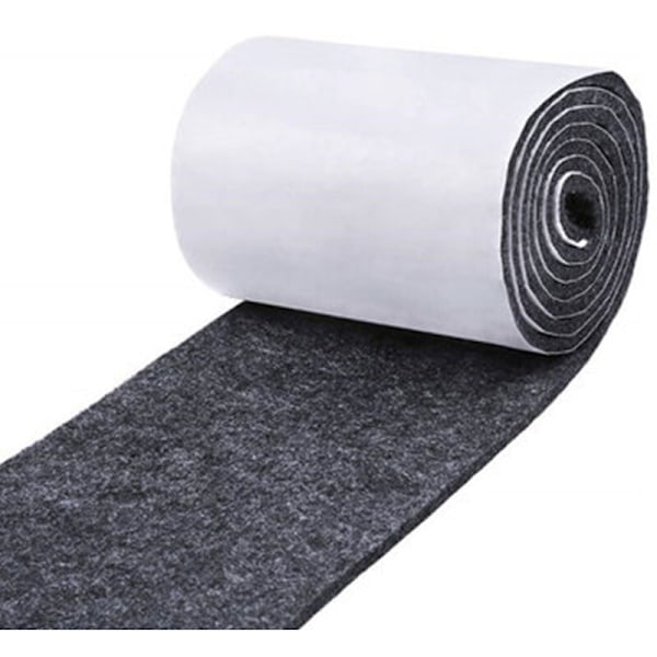 Filtremsa självhäftande filtfremsa skyddande filtfremsa grå 100*10*0.5cm