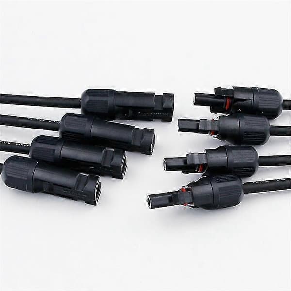 Solarkabel 4 til 1 stikadapter til solcellepaneler