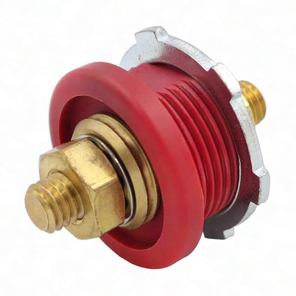 Positiv Batteriterminal Konnektor med 3/8\" Stud til Auto Feed-Thru Panel Tilslutning