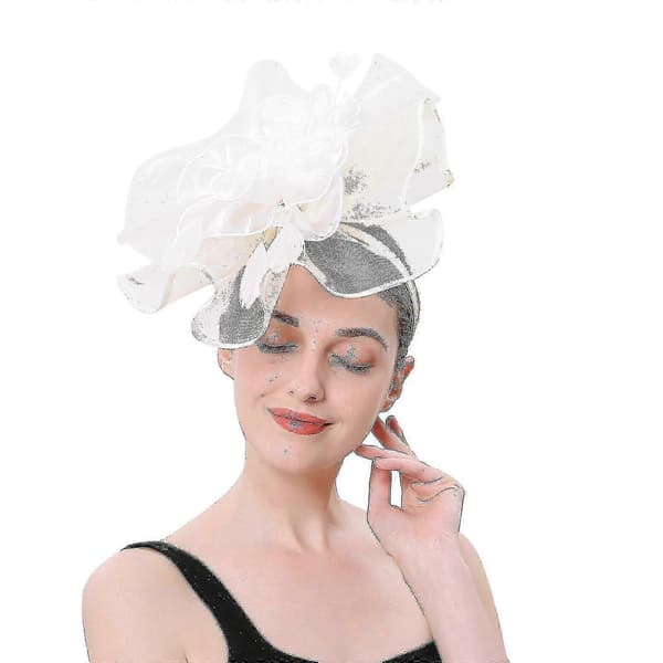 Fascinatorhat til kvinder til bryllupper, teselskaber og derbybegivenheder Blue