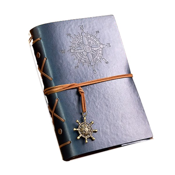 Scrapbook för resor med pirattema (160 sidor) Blå Blå