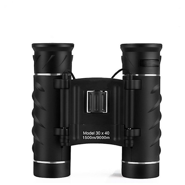 30x forstørrelseskikkert, lommeformat, BAK7 optisk glas, soft-touch hus (sort)