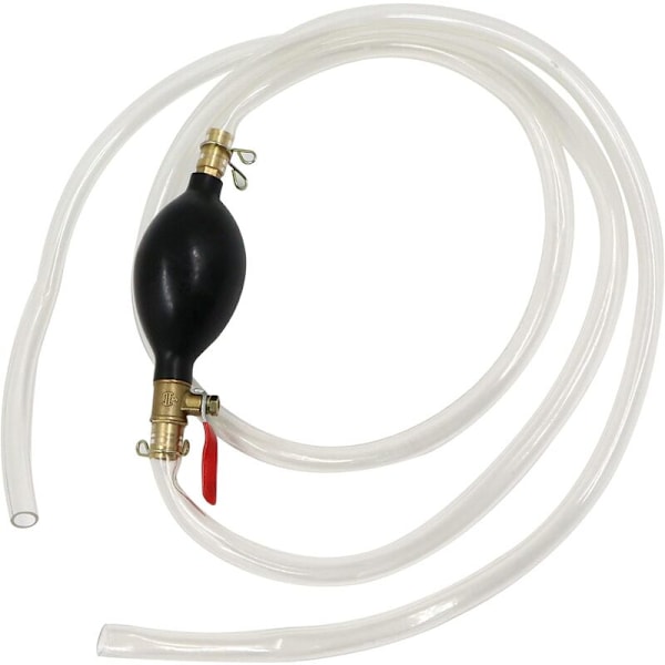 Silikon kopparhuvud latex dräneringsboll tebricka dräneringsrör te vattenrör tillbehör kopparboll + 2 meter vit slang + vinkel