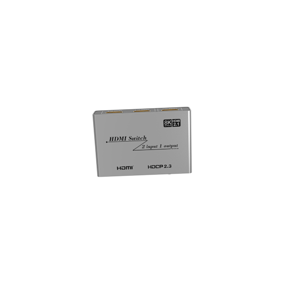 HDMI-switch 8K 2x1 med fjernbetjening