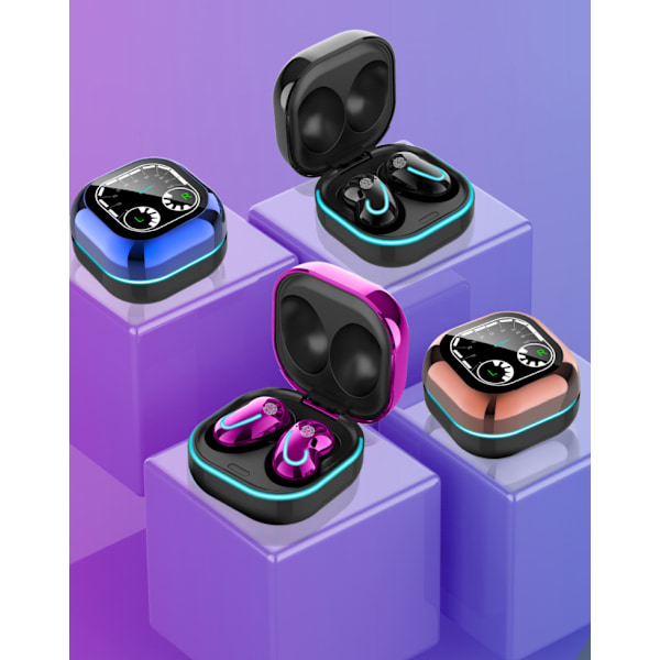5.1 Mini Trådlöst Touch Bluetooth Headset (Lila)