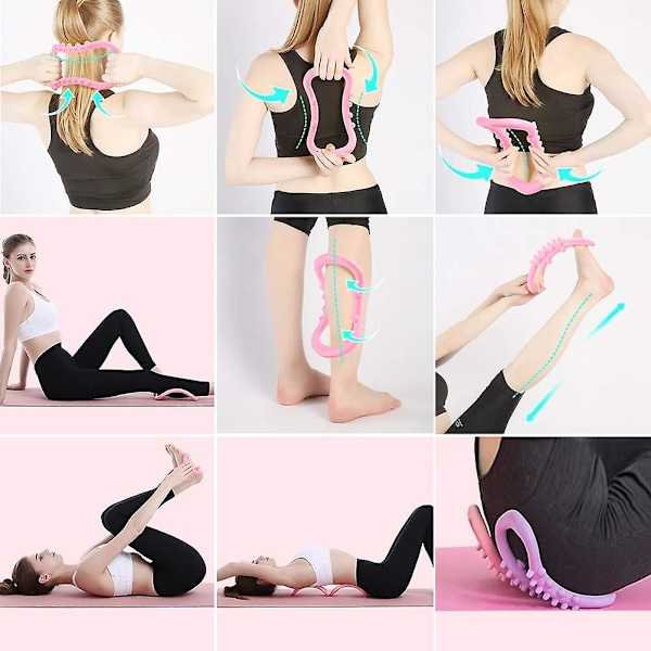 Åben Ryg Artifact Yoga Ring * 2 (Stor Pink Bump),