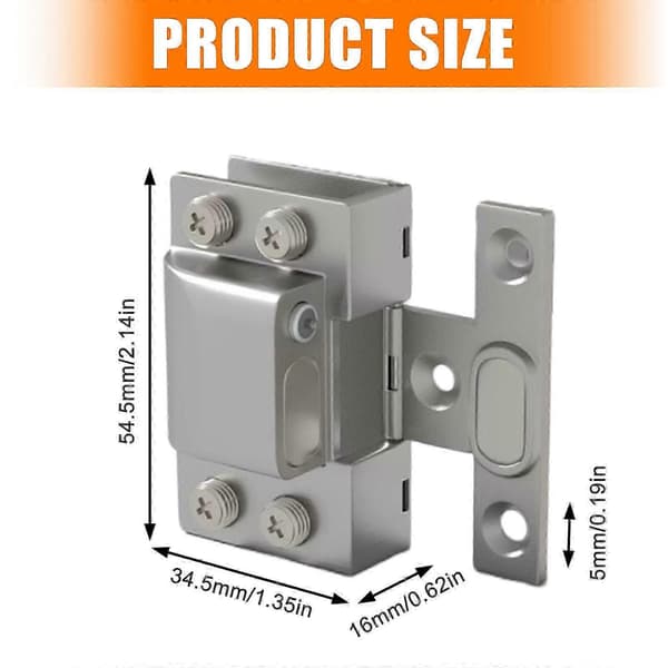 Hydraulisk Dørhængsel 3,5\" Soft Close til Glas Moderne Design Børstet Brushed