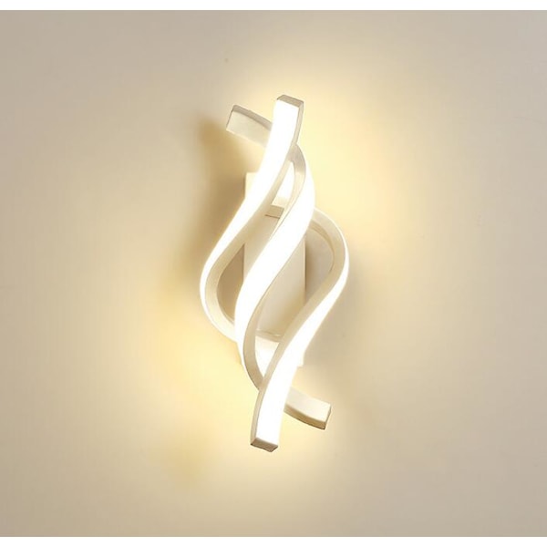 Moderne minimalistisk LED væglampe pendel (varmt hvidt lys),