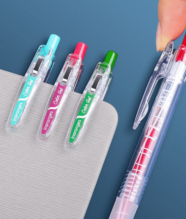 Morandi notesbog pen sæt (retro serie tryk 9 farver (0.5mm))