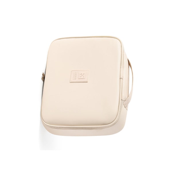 Snygg fyrkantig förvaringsväska i PU-läder Beige Beige