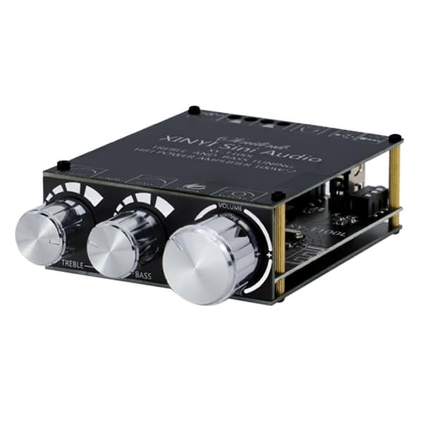 Klasse D 2.1-kanals Bluetooth 5.0-forstærkerkort 100W+100W hjemmelyd