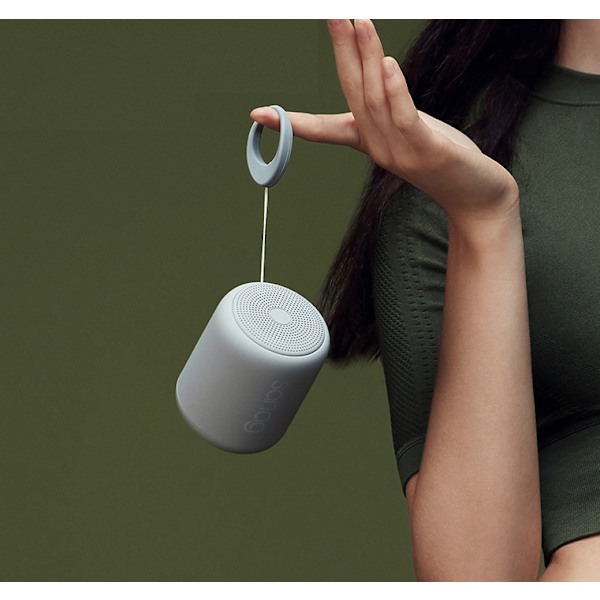 Bluetooth-högtalare, Mini Portabel Vattentät Utomhushögtalare utan Brus (Pärlvit)