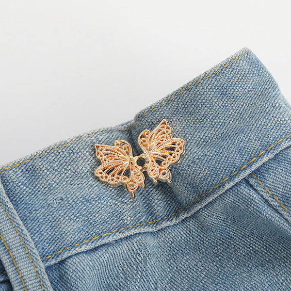 Rhinestone Wing Jeans Vyötärön Kiristin (5 paria) Guld Guld