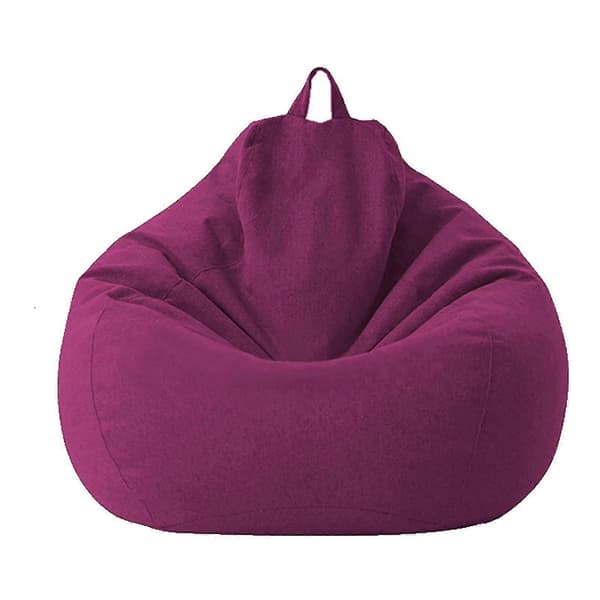 100x120cm Tilbehør Uden Fyld Vaskbart Gaming Solid Sækkestol Sofabetræk Purple 1