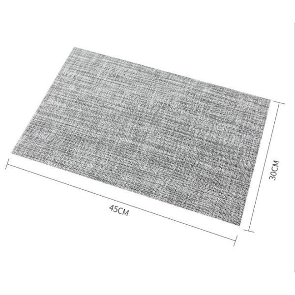 5-osainen eurooppalaistyylinen PVC-punottu tabletti, antibakteerinen ja homeenesto tabletti, liukumaton länsimainen tabletti, lämpöä eristävä tabletti (luonnonvalkoinen)
