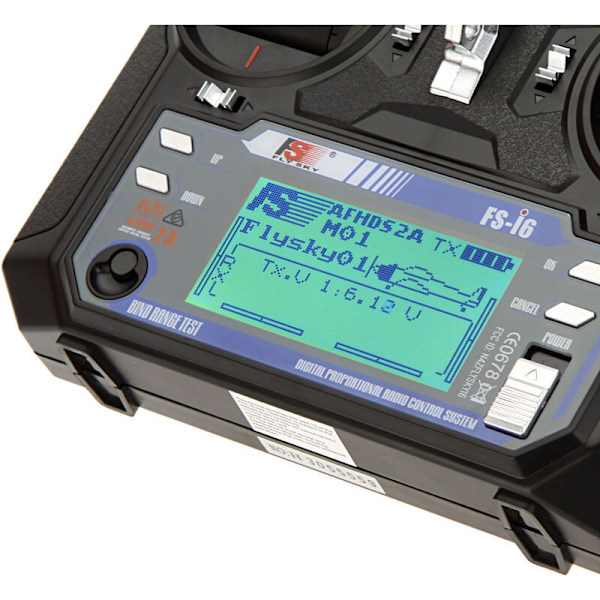 Flysky Fs-I6 Afhds 2A 2.4Ghz 6Ch Radiosender System Til Rc Helikopter Svævefly Med Fs-Ia6 Mode 2 Modtager