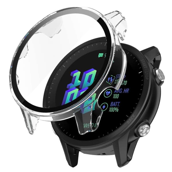 Suojakotelo Garmin Forerunner 955:lle karkaistulla lasilla