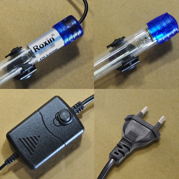 Akvarielampe UV akvarielampe blå bakteriedræbende lampe 11w Europæisk standard 220V
