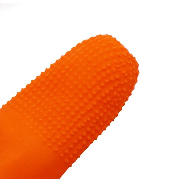Fingertoppsskydd Multifunktionella Slitstarka Halkfria Fingertoppsskydd i Gummi 100-pack