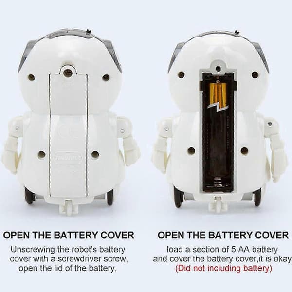 Smart Pocket Mini RC Robot Talande Dansande Berättelse Interaktiv Barnleksak Julklapp White