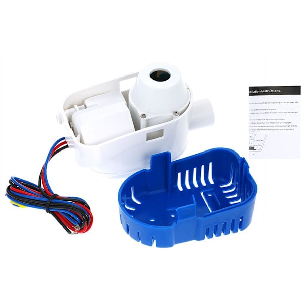 12V 1100Gph Automaattinen Uppopohjapumppu Veneeseen 12V 1100Gph Automaattinen Pohjapumppu Uimurikytkimellä