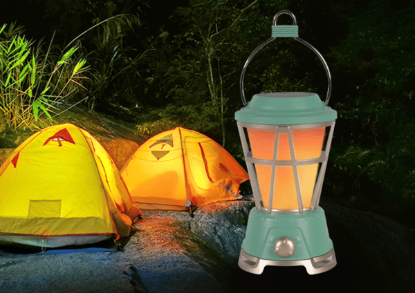 Utomhus typ-c laddning LED atmosfärslampa (solargrön)