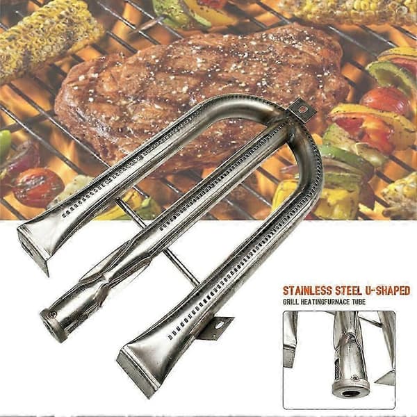 Reservedele Gasbrænderrør Holdbare U-formede BBQ-grill i rustfrit stål