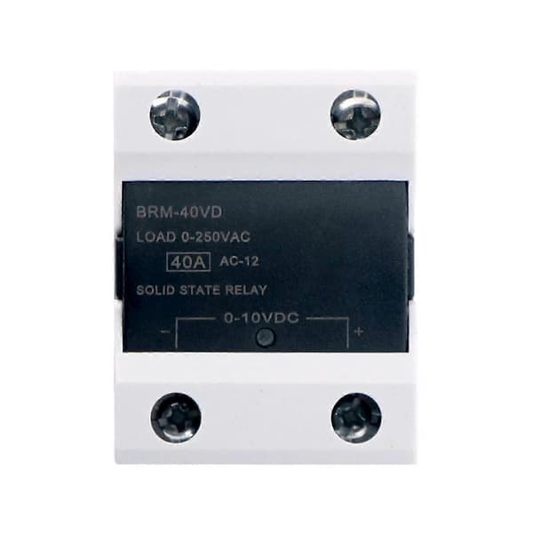 BRM-40VD 40A 0-10V DC Sisääntulo 0-250V AC Kuorma Solid State Rele Jännitteensäädin Mengxi