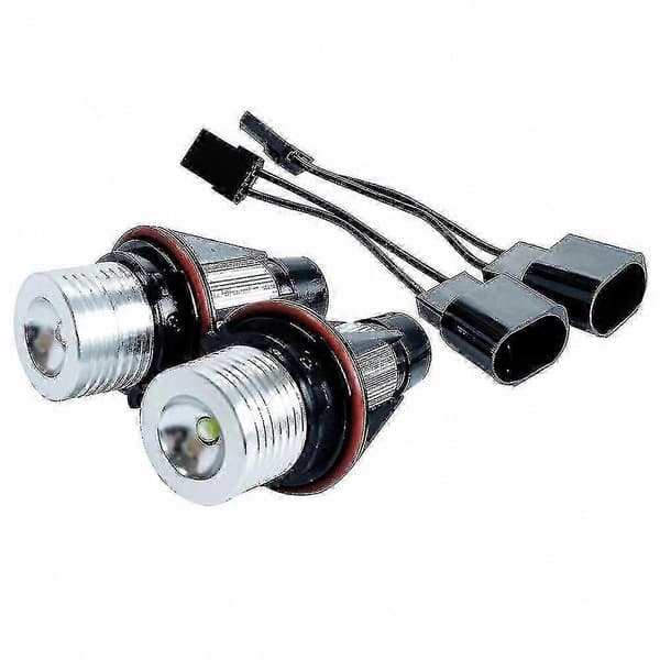 2 st LED Angel Eyes Marker Glödlampor för E39 E53 E60 E61 E63 E64 E65 E66 E87 525i 530i Xi 545i M5 Modeller Röd Red