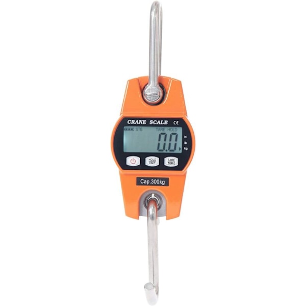 Elektronisk Vægt 300kg Versailles Hængevægt LCD Dynamometer Industriel Vejekrog Vægt 300kg/600lbs