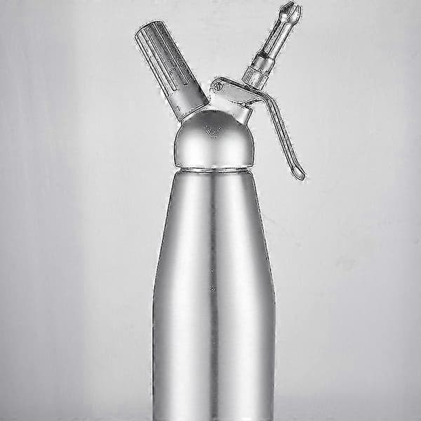 Aluminium flødesifon dispenser til flødeskum og desserter, 3 dyser