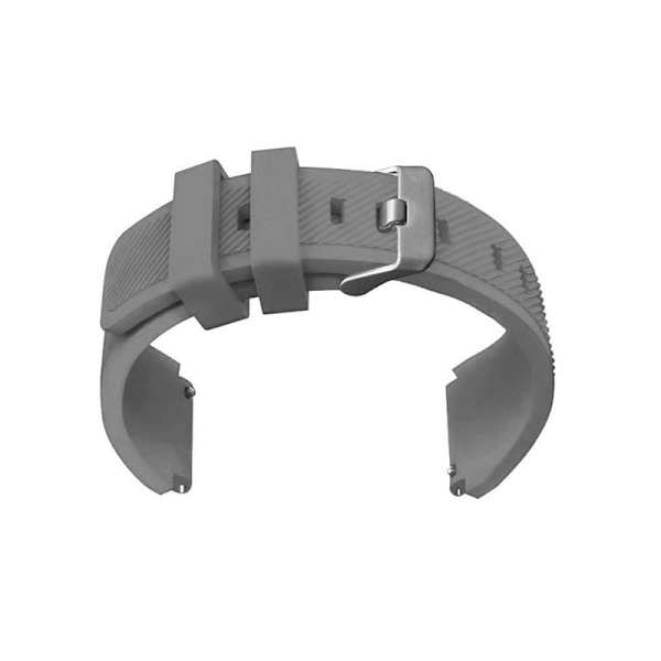 Silikonearmbånd til Samsung Garmin Huawei Universal Watch Band Grå Grå