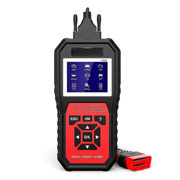 KONNWEI OBDII Auto Diagnostic Code Scanner (KW460) Fuld System Diagnostisk Værktøj Erstatning for Merc