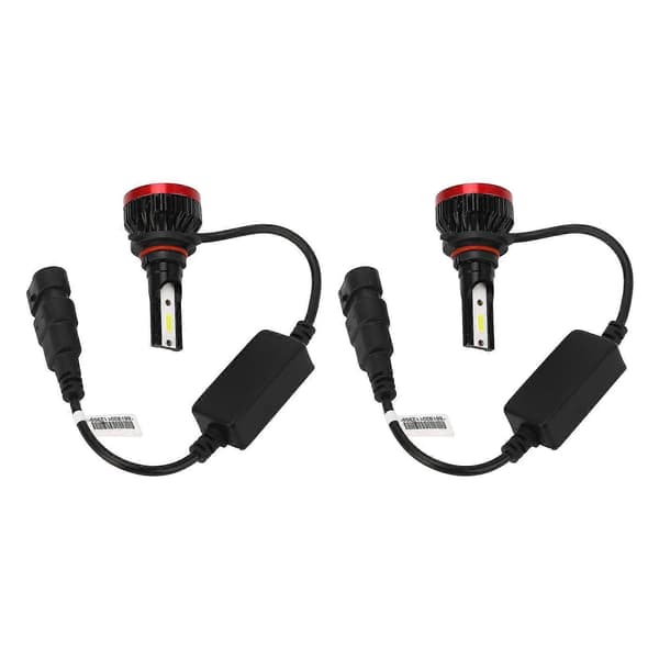 Universal LED forlygte 9005 6500LM 6000K DC12V 2 STK