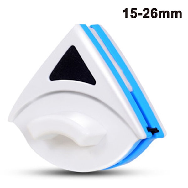 Dubbellagers magnetisk fönstertvätt för dubbellagersfönster (blå 15-26 mm)