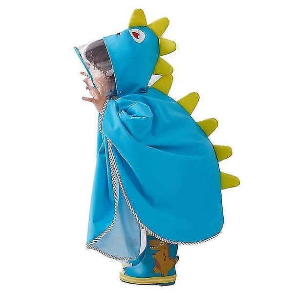 Børne Dinosaur Regnfrakke Multifunktionel Regnfrakke Kappe SHZnv Blue S