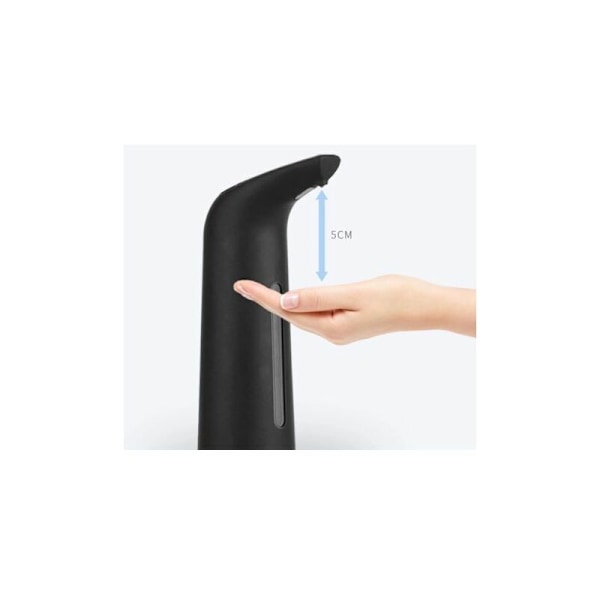 Sæbedispenser Badeværelsestilbehør Automatisk Induktions Sæbedispenser Spray Sort