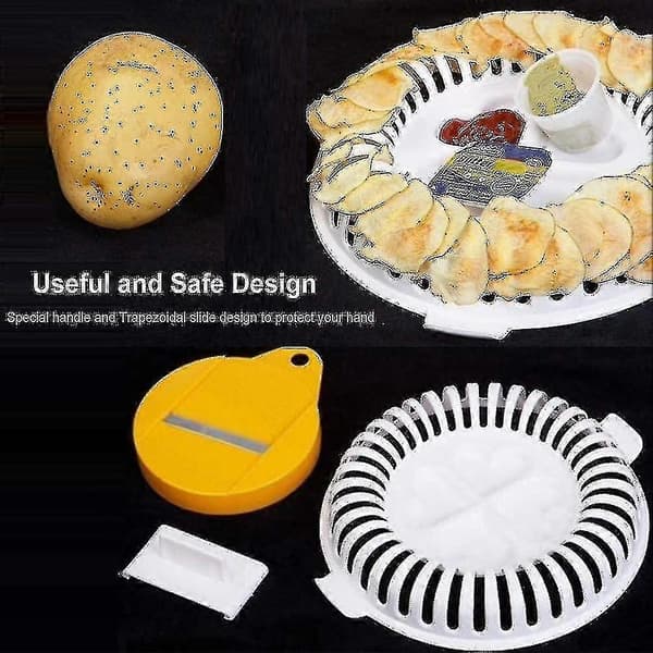 Mikrovågsugnsbakad Potatischips Maker, Potatischips Verktygsset