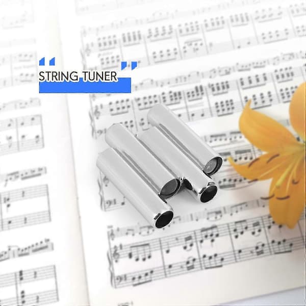 1 stk. stemmerør i rustfrit stål til violin, mandolin, metal