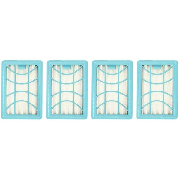 Dammsugartillbehör Ersätt 4x Hepa Filter Kompatibel med Dammsugare Kompatibel med Philips Cp0616 Fc97