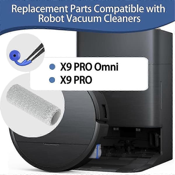 Reservedele til X9 Pro Omni støvsugertilbehør