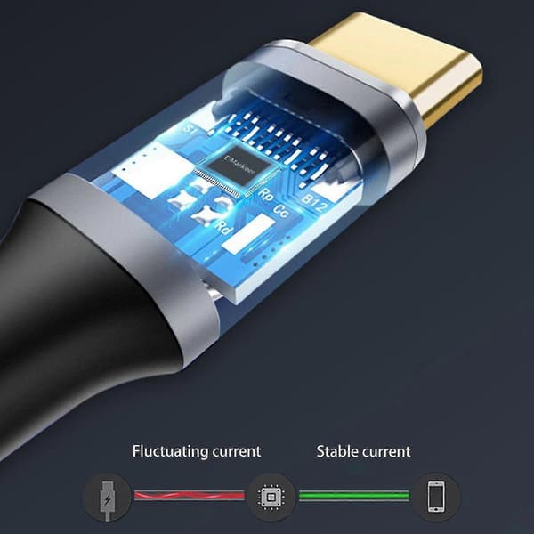 USB C til USB C forlængerkabel 3.1 Gen2 100W hurtigopladning