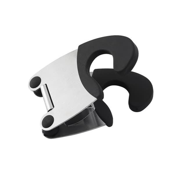 1 stk. suppeske i rustfrit stål med clips til pandekant