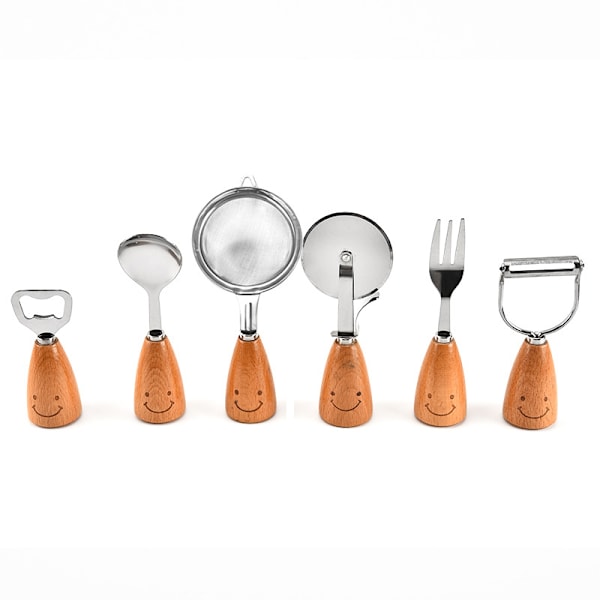 Smiley Kitchenware Kotitalous DIY Leivonta Pyökki Smiley Keittiövälineet (Pizzaleikkuri),