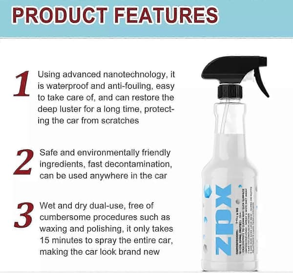 1-3 SÆT Maxlone Bilspray, Zenora Coating Agent Spray, Multifunktionel Coating Fornyelse 1 sæt 1set