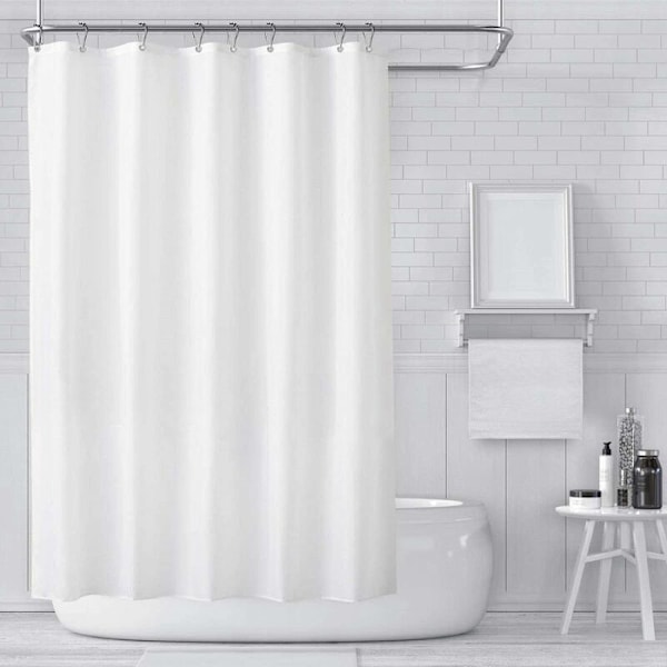Tykt og vandtæt polyester stof bruseforhæng hotel badeværelse bruseforhæng jomfrueligt materiale 183cm*183cm