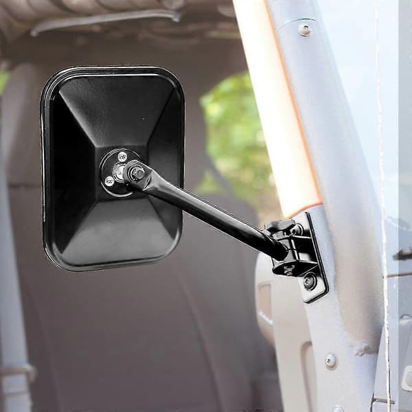Jeep Wrangler Snabblås Dörr Av Speglar Rektangulära 4x4 Sidospeglar
