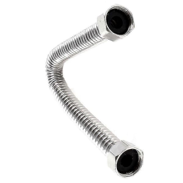 19mm Duschslang i rostfritt stål 30cm Badrumstillbehör Silver Y silverton silver tone